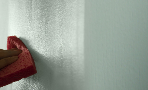 Showing scrub resistance